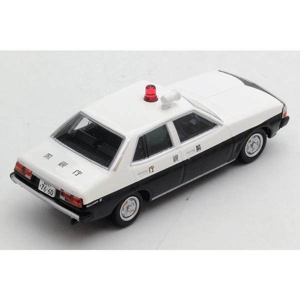 三菱ギャランΣパトカー 日産グロリア（白）２台セット 太陽にほえろ！vol.02【トミーテック社1/64ミニカー】【トミカの時】｜tomicanotoki｜05