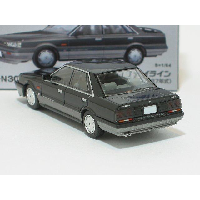 日産 スカイライン 4ドアHT GTS ツインカム24V（黒／銀）LV-N301b【トミーテック社1/64ミニカー】【トミカの時】｜tomicanotoki｜02