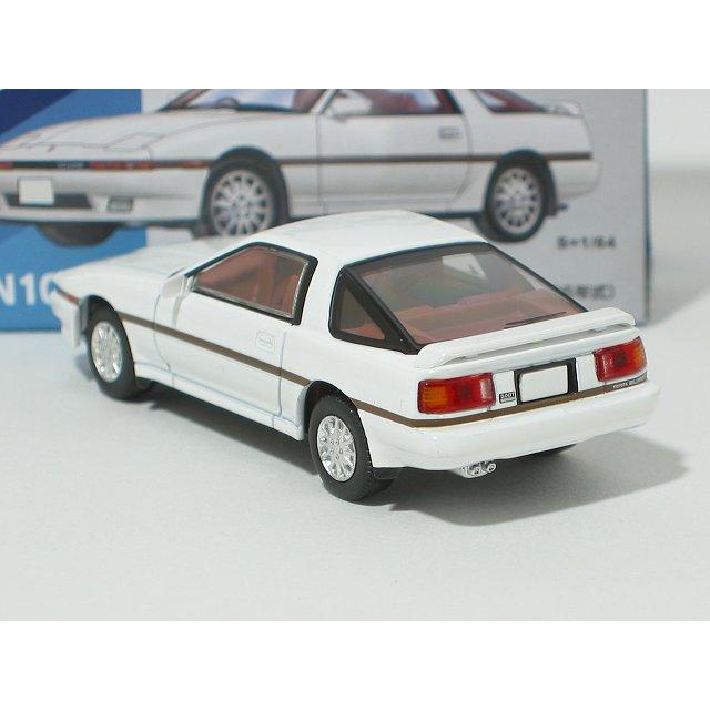 トヨタ スープラ 3.0 GTターボ（白）86年式 LV-N106e【トミーテック社1/64ミニカー】【トミカの時】｜tomicanotoki｜02