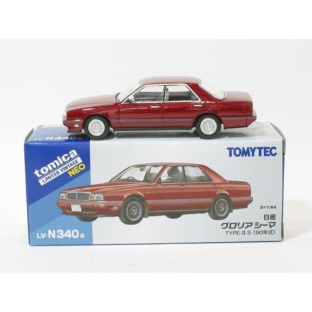 トミーテック 日産 グロリア シーマ TYPE-II S（赤）90年式 LV-N340a
