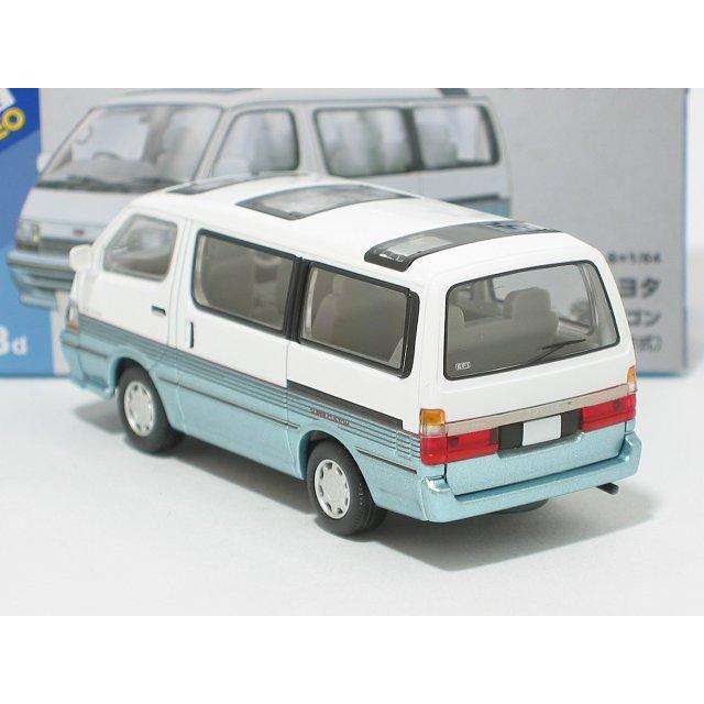 トミーテック トヨタ ハイエースワゴン スーパーカスタム（白／水色