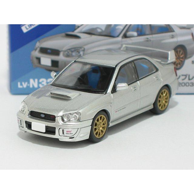 トミーテック スバル インプレッサ WRX STi（銀）2003年式 LV-N336b