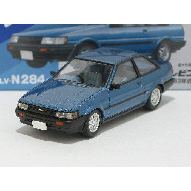 トヨタ カローラレビン 2ドア GT（青）83年式 LV-N284d【トミーテック社1/64ミニカー】【トミカの時】 | トミーテック