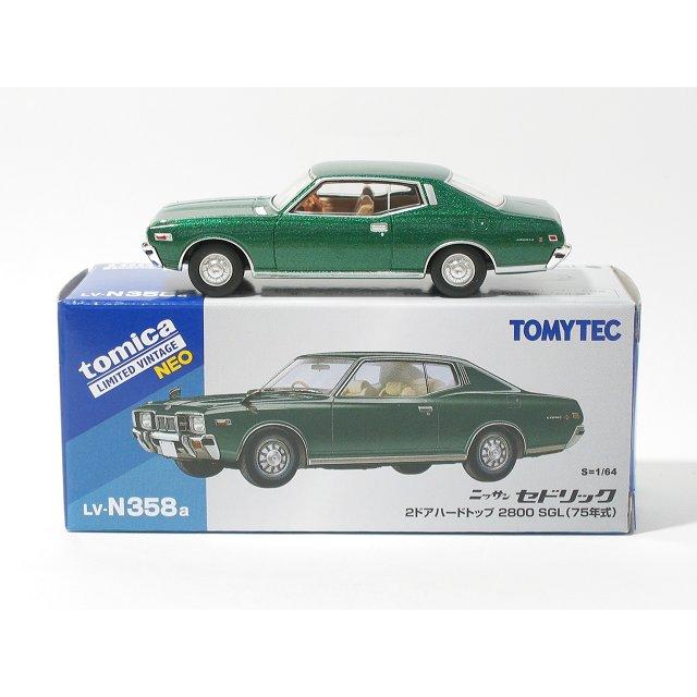 トミーテック 日産 セドリック 2ドアHT 2800 SGL（緑）75年式 LV-N358a