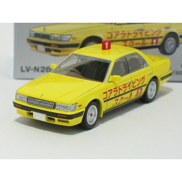 トミーテック 日産ローレル 教習車(黄色)92年式 LV-N260a トミーテック 日産ローレル 教習車(黄色)92年式 LV-N260a