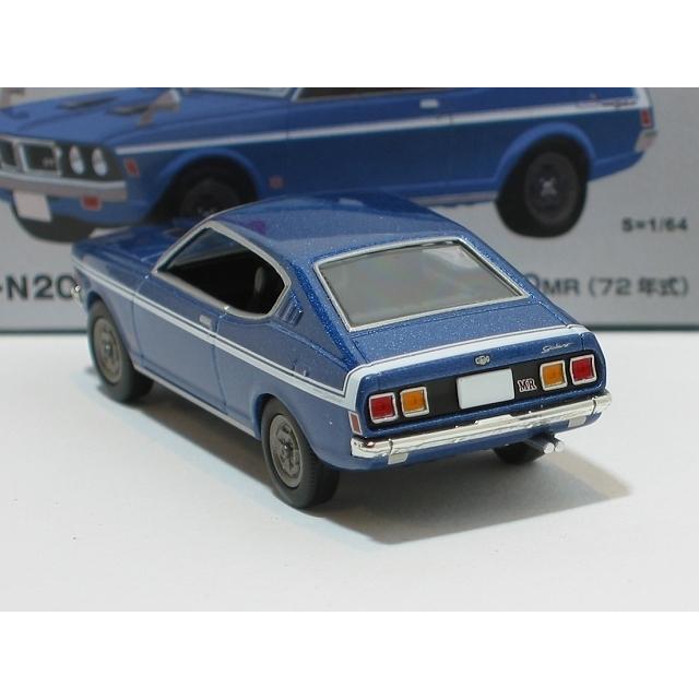 三菱 ギャランGTO MR 72年式（青）LV-N204b【トミーテック社1/64ミニカー】｜tomicanotoki｜02