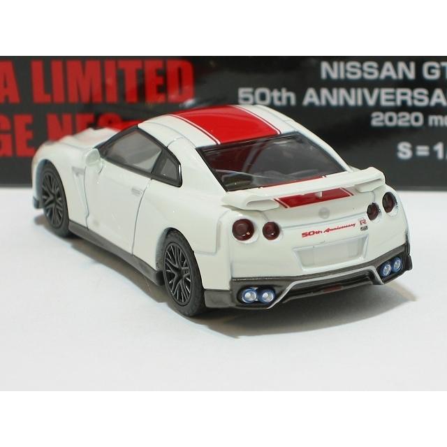 日産GT-R 50th ANNIVERSARY（白）LV-N200c【トミーテック社1/64ミニカー】【トミカの時】｜tomicanotoki｜02