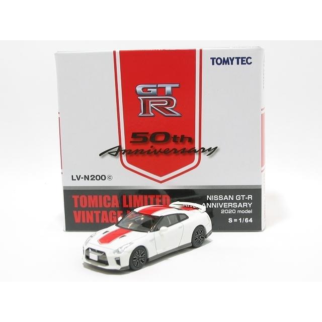 日産GT-R 50th ANNIVERSARY（白）LV-N200c【トミーテック社1/64ミニカー】【トミカの時】｜tomicanotoki｜03