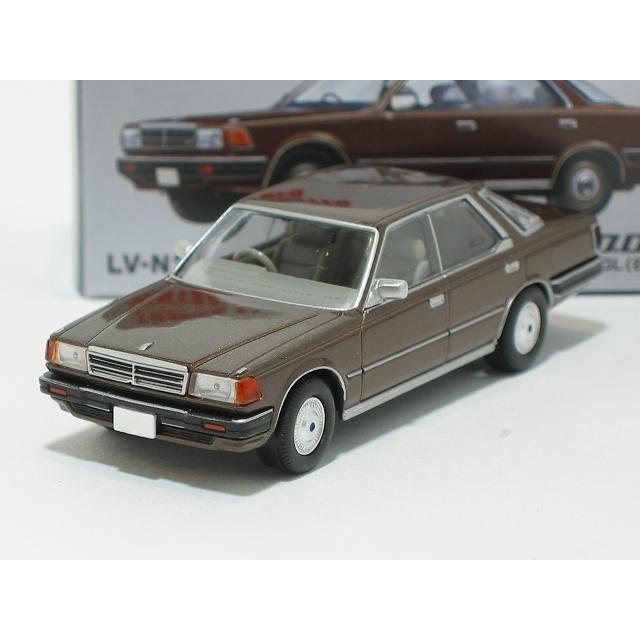 日産グロリア HT V20ターボSGL（茶）LV-N246a【トミーテック社1/64ミニカー】｜tomicanotoki