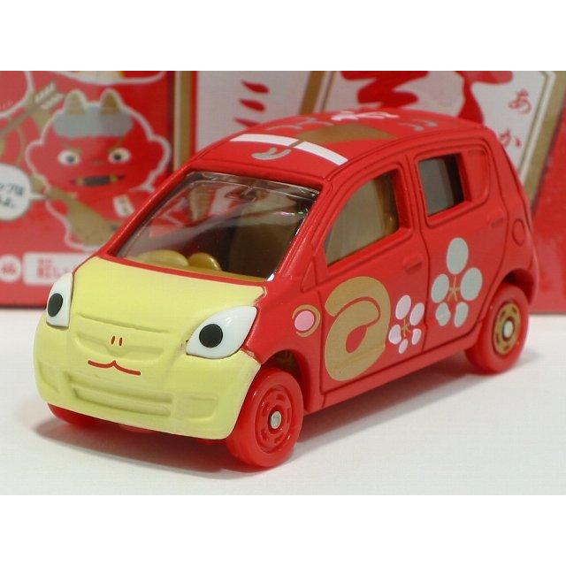ダイハツ ミラ（紅白福々トミカ 紅）【タカラトミー社1/64ミニカー