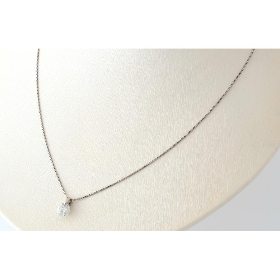 新入荷Pt.850 / 900ダイヤモンドネックレス 1.01ct 44.5cm【中古  