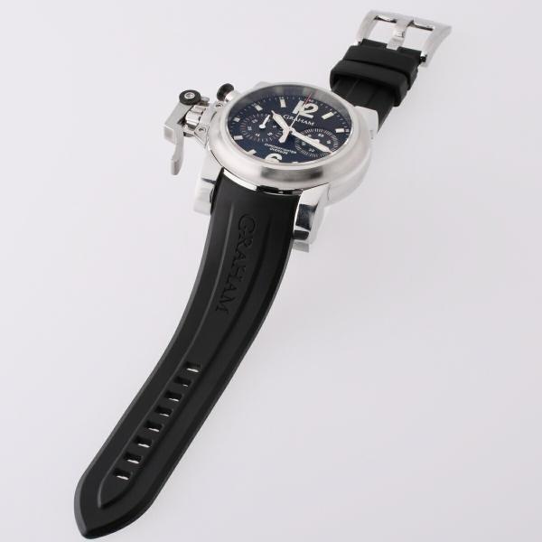 GRAHAM 　グラハム クロノファイター　オーバーサイズ フルブラック　Ref.20VAS.B02A.L30B　【中古】　値下げ | GRAHAM | 02