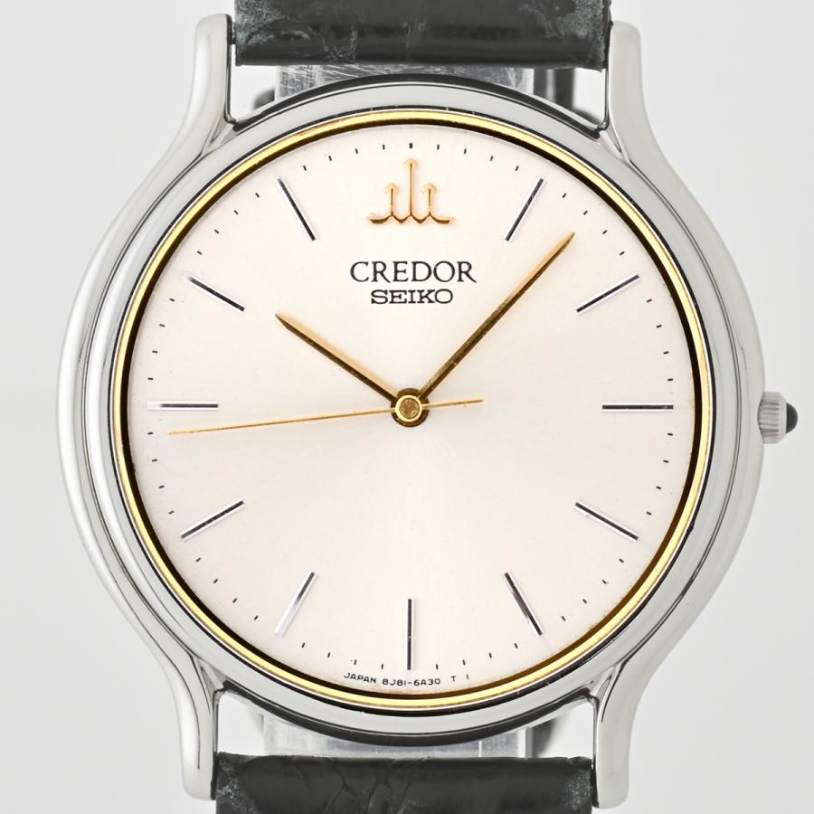 セイコー　クレドール　8J81-6A30 SEIKO CREDOR クレドール 8J81 6A30 SS レザー セイコー SEIKO