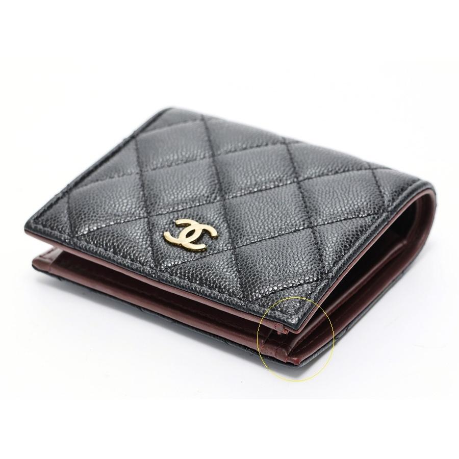 CHANEL シャネル マトラッセ スモール ウォレット AP3178 キャビア  