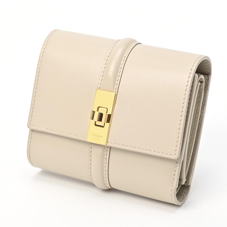 セリーヌ スモール トリフォールドウォレット 16(セーズ) 10F52  