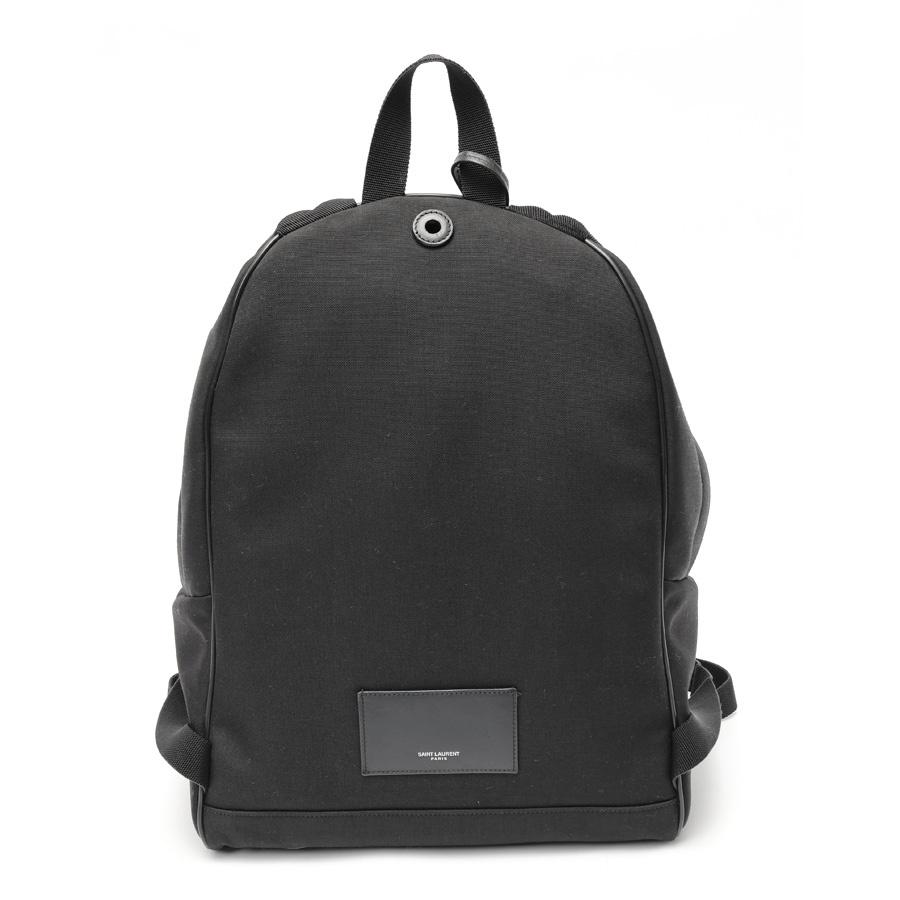 サンローラン / SAINT LAURENT　シティ バックパック　534967　キャンバス　ブラック(ノワール) 【中古】 SAINT LAURENT サンローラン / LAURENT シティ バックパック 534967