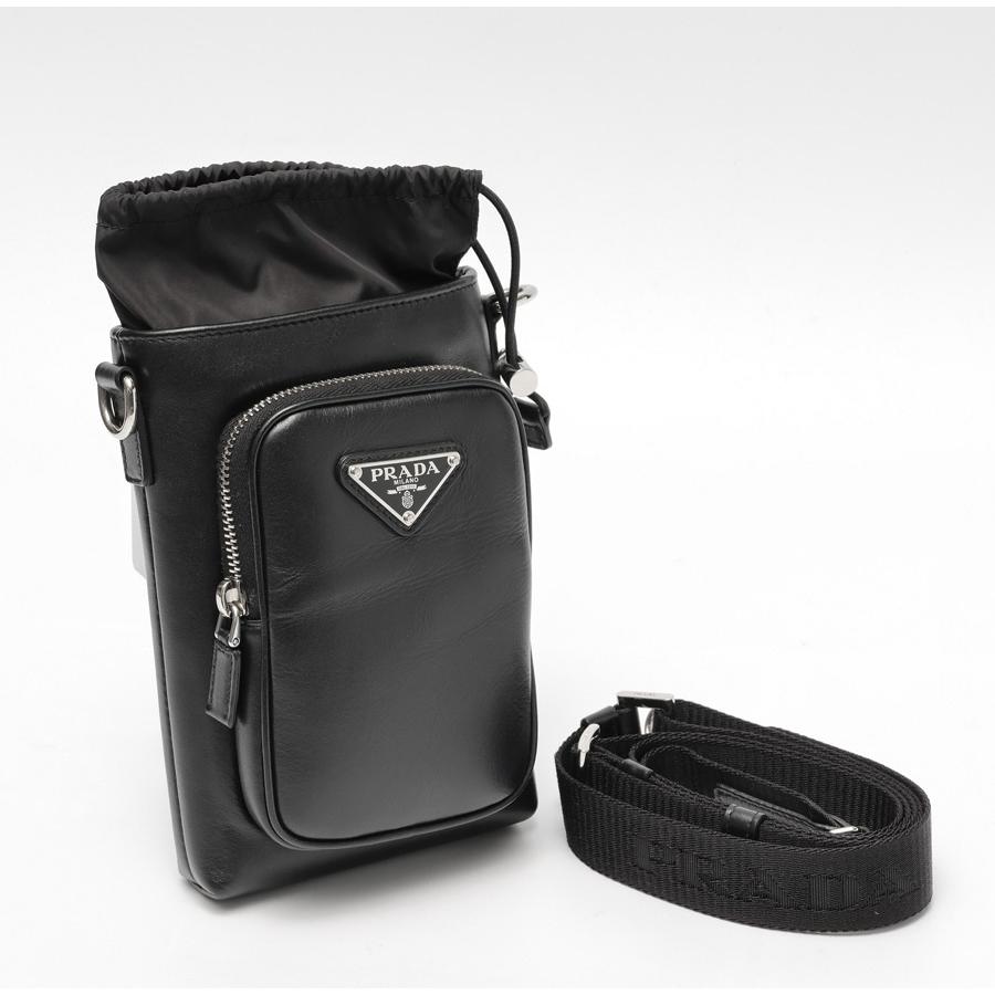 PRADA（プラダ） レザー スマートフォン ケース / ショルダー ポーチ