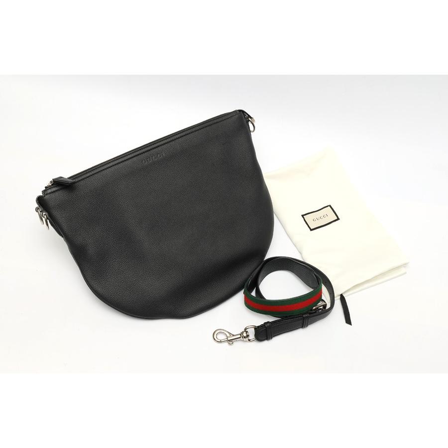 GUCCI シェリーライン レザー メッセンジャーバッグ 黒 希少 状態確認 GUCCI（グッチ） シェリーライン ショルダーバッグ / メッセンジャー