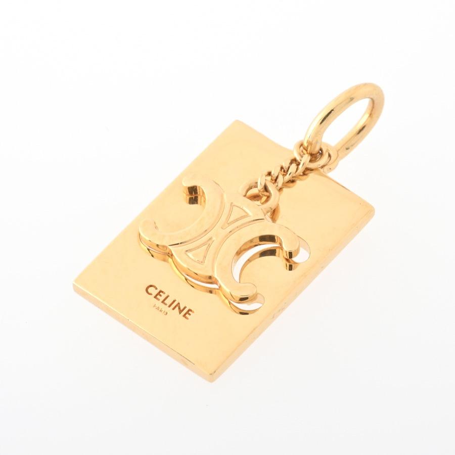 CELINE セパラブル トリオンフ インターロック/ ゴールドフィニッシュ