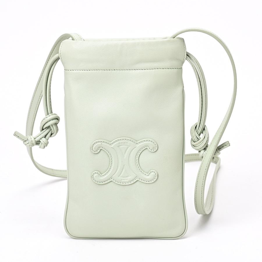 CELINE セリーヌ キュイル トリオンフ モバイル フォンポーチ CELINE セリーヌ キュイル トリオンフ モバイル フォンポーチ