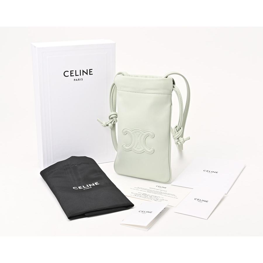 CELINE セリーヌ キュイル トリオンフ モバイル フォンポーチ CELINE セリーヌ キュイル トリオンフ モバイル フォンポーチ