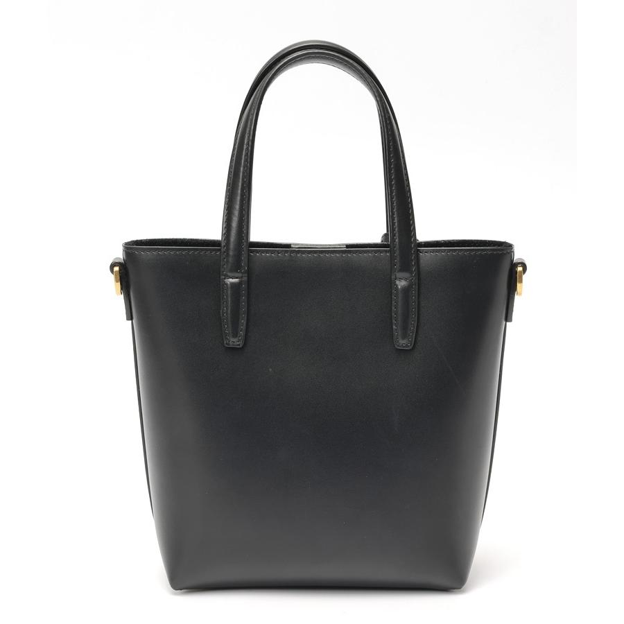 美品 サンローラン ショルダーバッグ リビングトン レザー 本革 ブラック SAINT LAURENT サンローラン ミニ トイ ショッピング / ショルダー