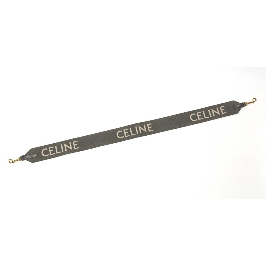 CELINE セリーヌ ジャカード ロングストラップ 49S012AEP.09GW ウール  