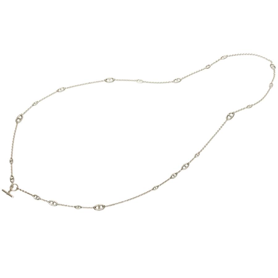 HERMES ネックレス160cm ファランドール エルメス/HERMES シェーヌダンクル 160 ネックレス Sv