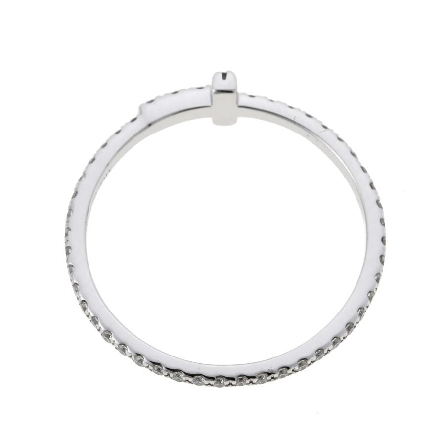 ティファニー Tワイヤー ダイヤ 9号 TIFFANY&Co.】ティファニー Tワイヤー リング・指輪 9号