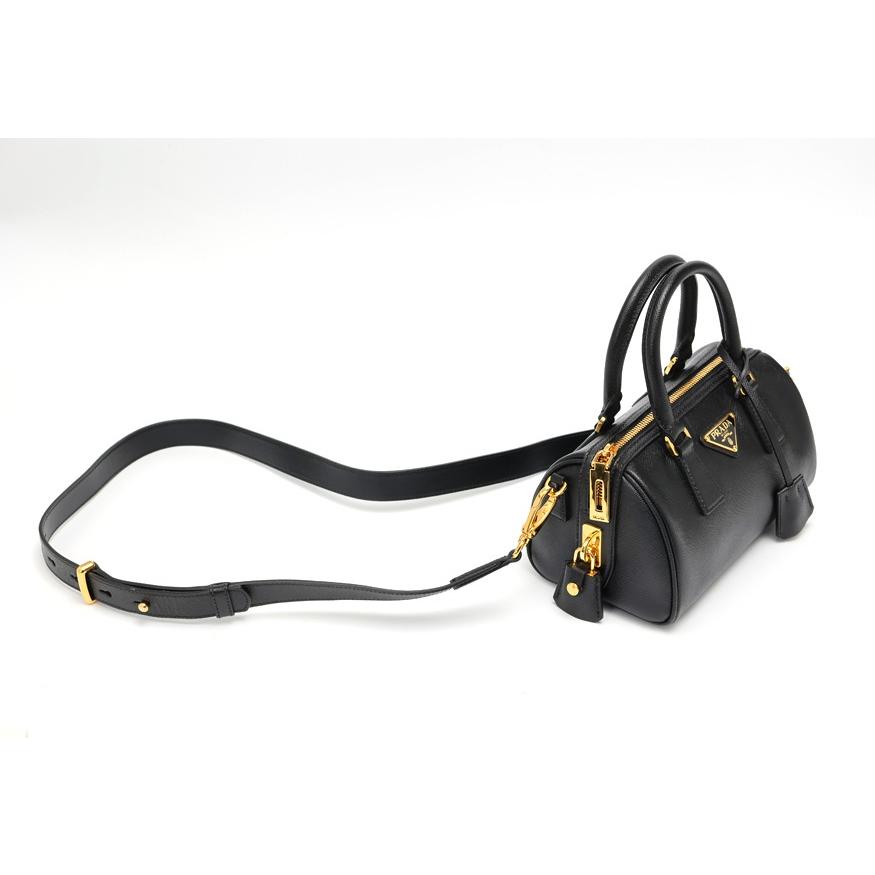 美品・PRADA・モントーネショルダーバッグ PRADA【入手困難】ショルダーストラップ付 バッグ☆ミディアム