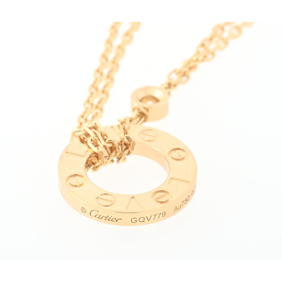LOVE(Cartier) カルティエ ラブサークル ダブルチェーン LOVE(Cartier) カルティエ ラブサークル ダブルチェーン