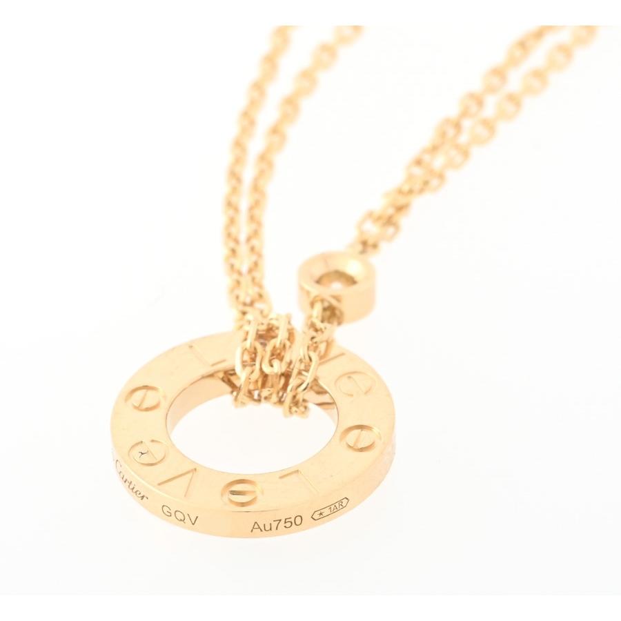 LOVE(Cartier) カルティエ ラブサークル ダブルチェーン LOVE(Cartier) カルティエ ラブサークル ダブルチェーン