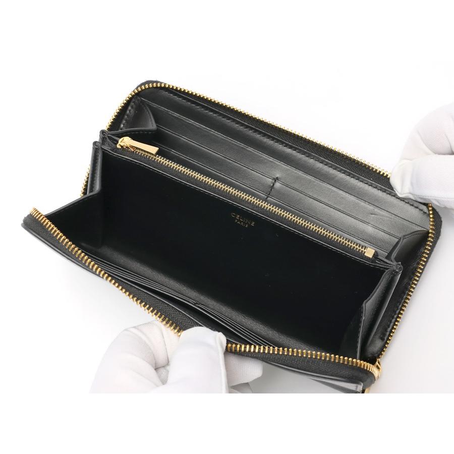 セリーヌ　キュイル トリオンフ ラージ ジップウォレット　10K543DR8.38NO【中古】商品番号 E-158806　値下げ