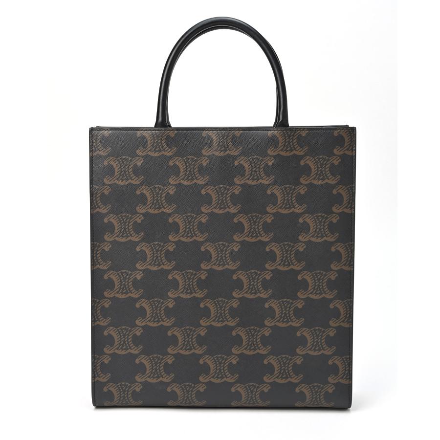 セリーヌ ミディアム バーティカル カバ 19443 CELINEプリント入り  