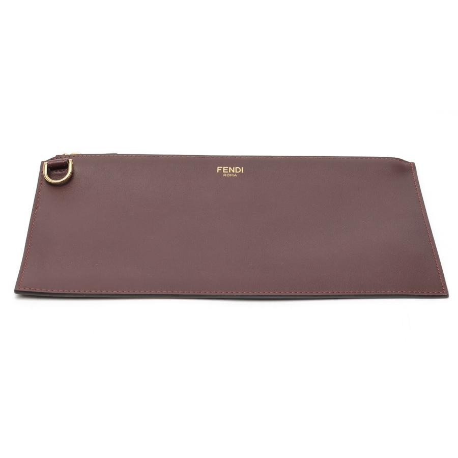 FENDI（フェンディ） フラットバゲット スリム クラッチ バッグ