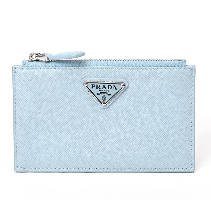 PRADA プラダ サフィアーノトライアングル コインカードホルダー 