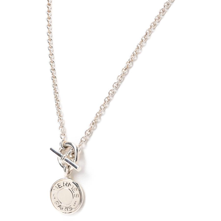 HERMES（エルメス） アミュレット H コンフェッティ ネックレス Sv.925