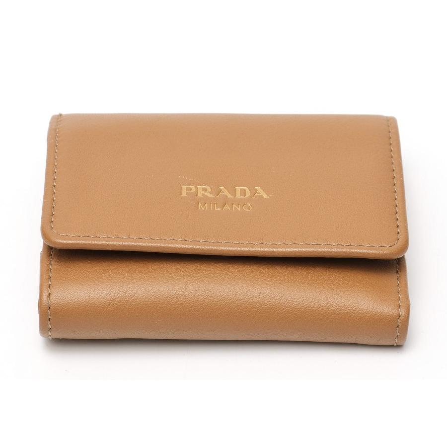 PRADA 三つ折り財布 K(プロフィール参照) PRADA プラダ 三つ折り財布
