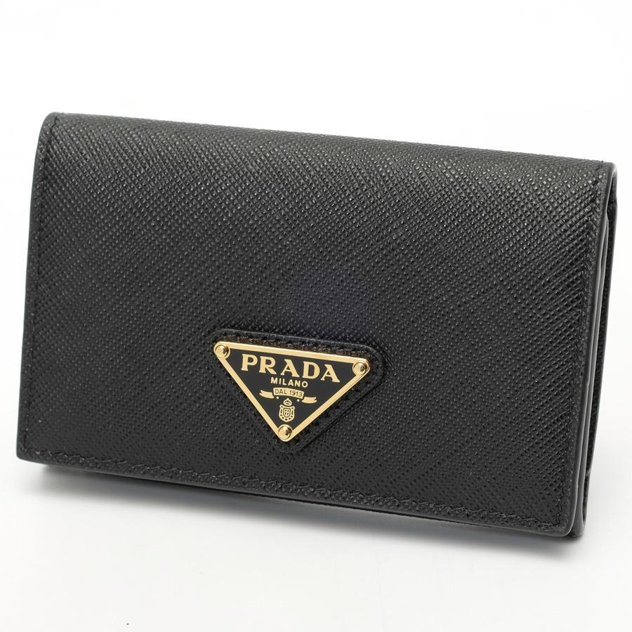 PRADA（プラダ） サフィアーノ トライアングル カードケース 1MC110