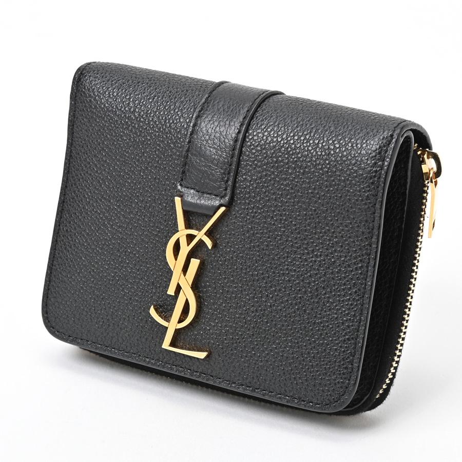 サンローラン / SAINT LAURENT ラージジップウォレット YSL  