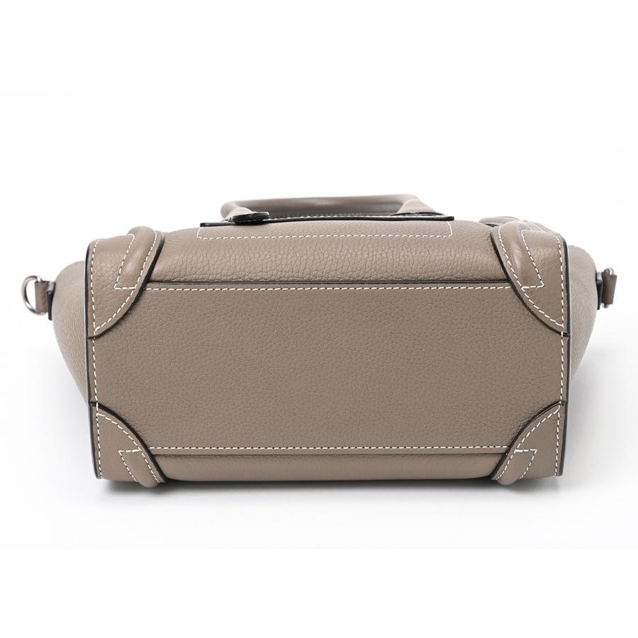 CELINE セリーヌ ラゲージ ナノ 189243DRU.09SO カーフ スリ 