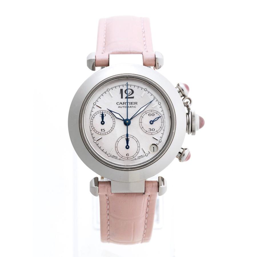 Cartier（カルティエ） パシャC クロノグラフ W3106599 ピンクシェル