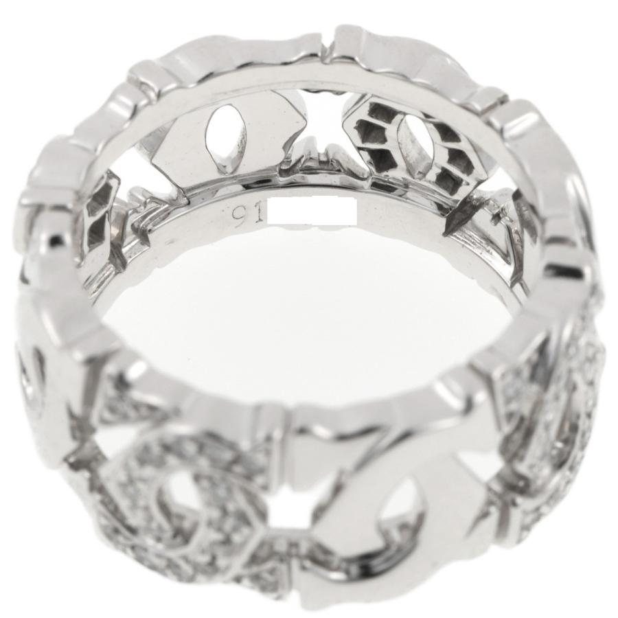 Cartier（カルティエ） アントルラセ 2C ハーフ ダイヤモンド リング