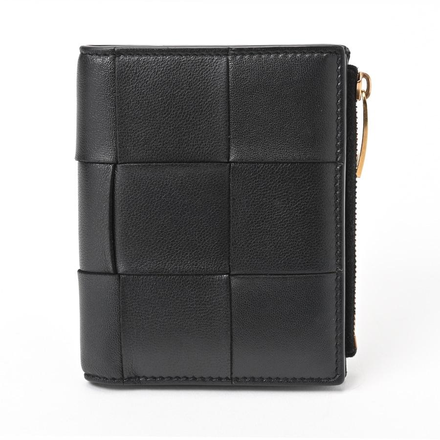 ボッテガヴェネタ スモール カセット 二つ折りファスナーウォレット  