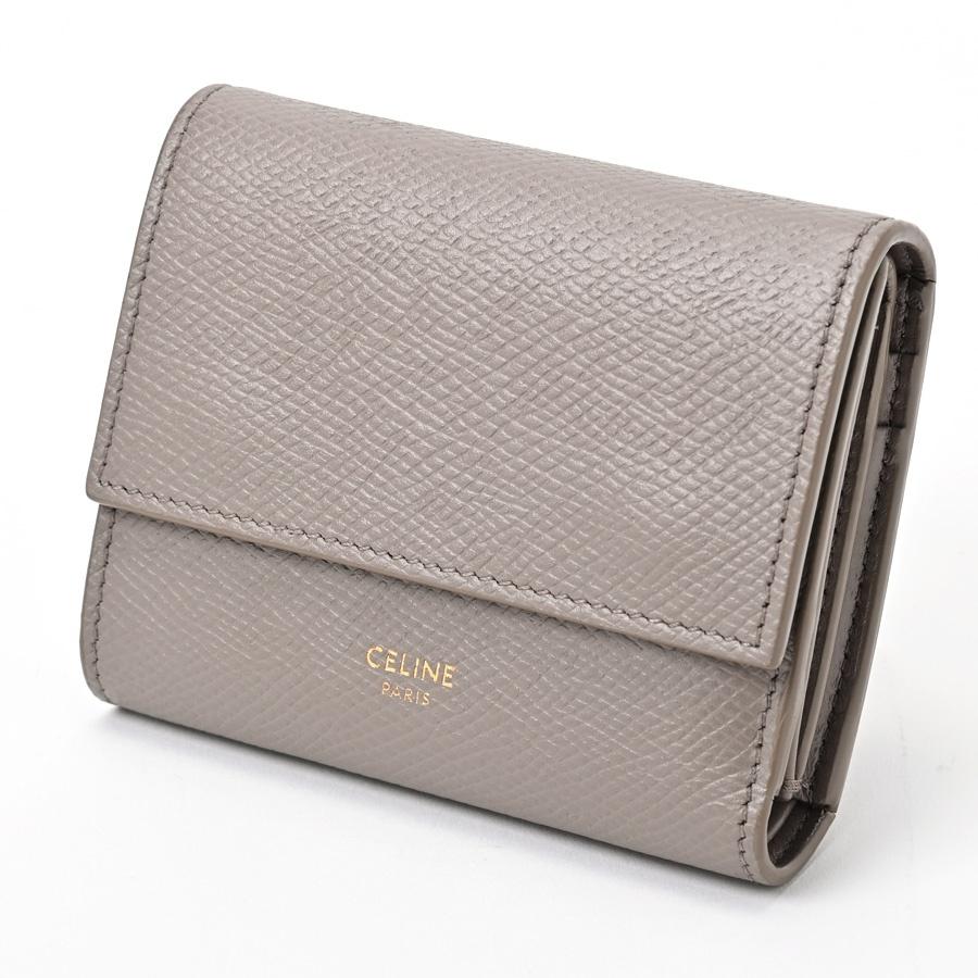 CELINE セリーヌ スモール トリフォールドウォレット 10B573BEL.10BL 