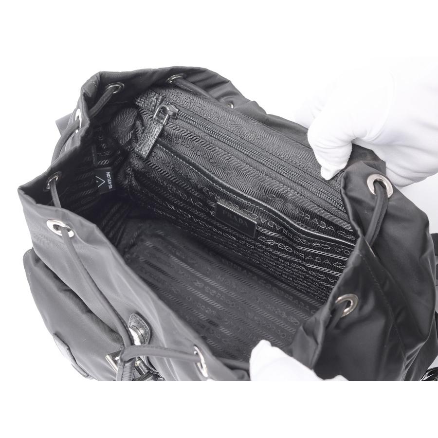 PRADA（プラダ） ポーチ付 ミディアム Re-Nylon バックパック 1BZ811