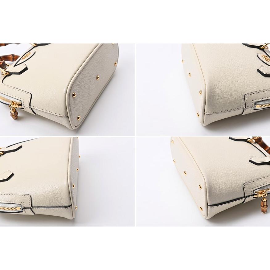 GUCCI グッチ ダイアナ ミニ トートバッグ 715775 レザー / バンブー 