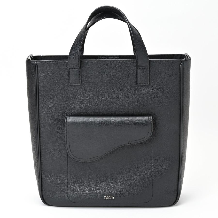 【極美品】ディオール　サドルバッグ　ブラック　レザー　ショルダー　トートバッグ VIPセール!レア！】DIOR（ディオール）サドルバッグショルダー