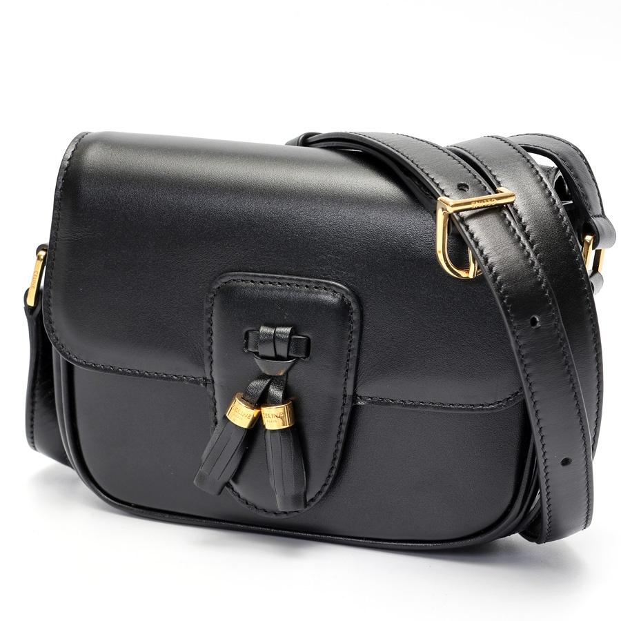 セリーヌ　タッセル　レザー　ショルダー　バッグ　IJ05 CELINE（セリーヌ） タッセルズ ショルダーバッグ 19049 レザー