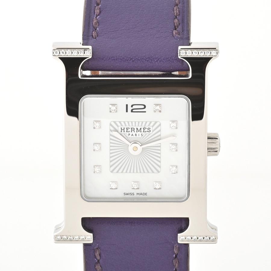 【HERMES】Hウォッチ H Watch エルメス / HERMES Hウォッチ PM 25mm HH1.238 シェル